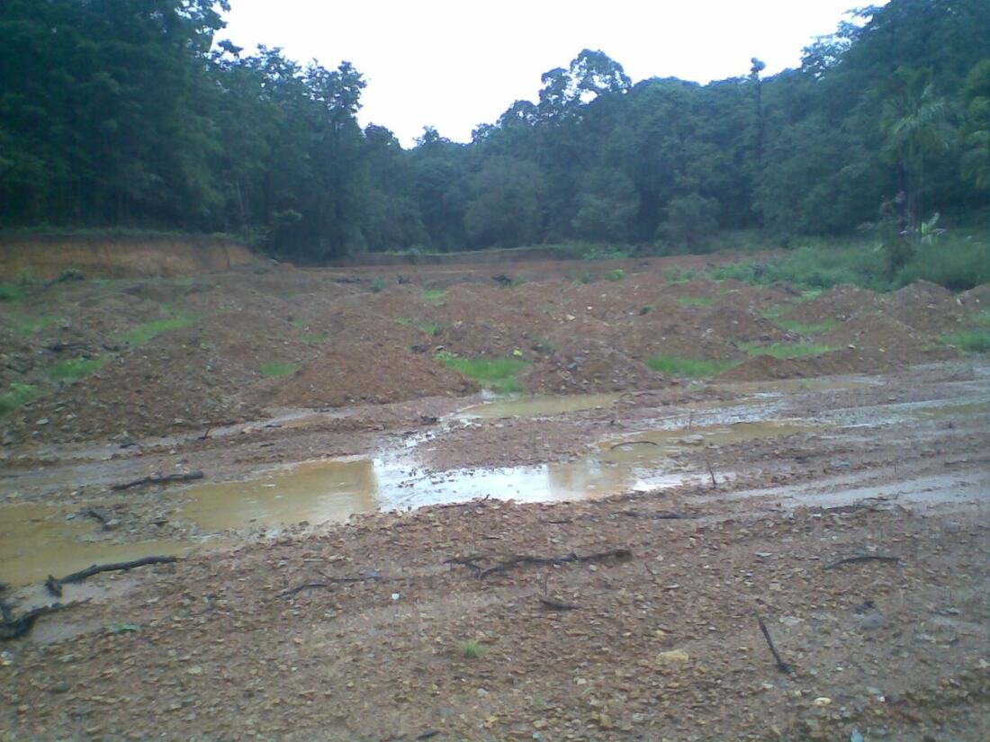 Undeveloped land at the start of the agriculture journey in 2017